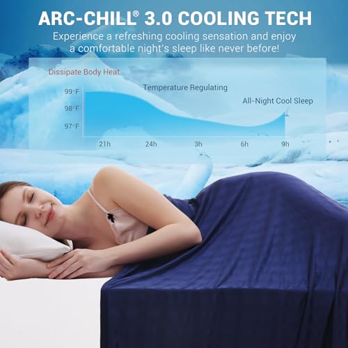 Image of Elegear Double-Sided Arc-Chill 3.0 Cooling Blanket for Hot Sleepers,King