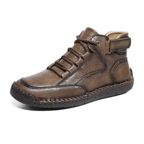 Chaussures montantes confortables et stables avec semelle plate et lacets
