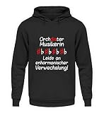 Chorchester Sudadera Unisex con Capucha, diseño de confusión Negro Jet XXXXXL