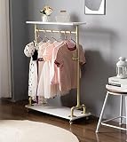 DOFURNILIM Kid’s See and Store Pipes Dress-up Center, Industrial Child Costume Garment Rack/Clothes