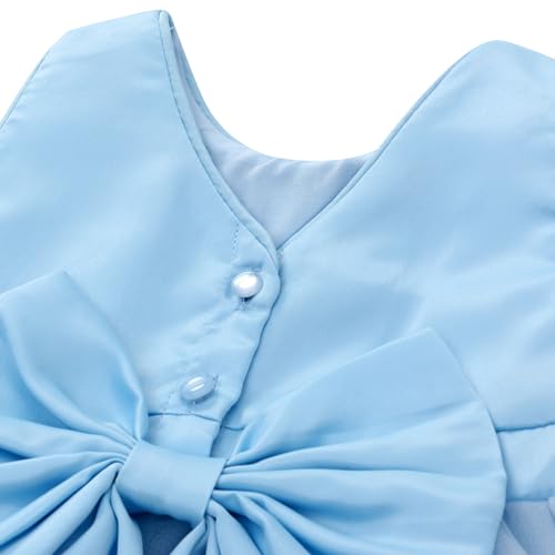 famuka Toddler Sequin Dress Little Girl Sleeveless Party Dress Summer Mesh Tulle Dress3