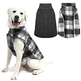 PAWCHIE Dog Winter Coat, Warm Jacket for Dogs - Double-Sided Polar Fleece Cold Weather Dog Reflectiv