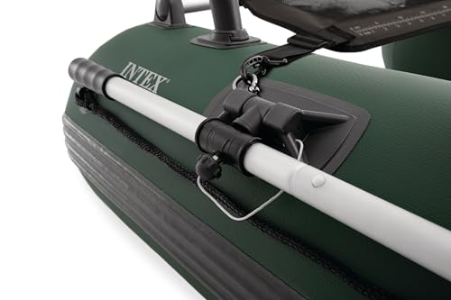 INTEX Tubo flutuante inflável Big Catch Pro: inclui remos de barco de luxo de 137 cm e bomba de alto