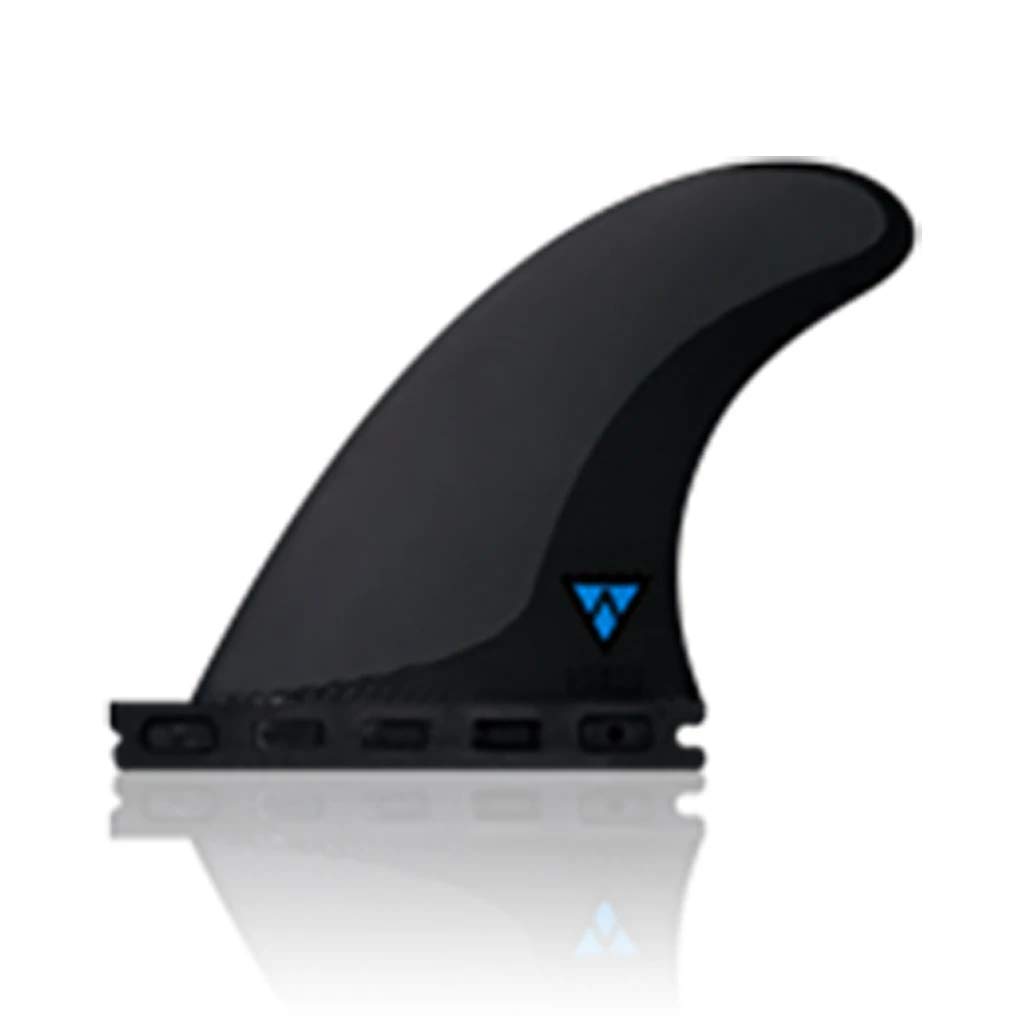 Future Fins QD2 4.00 Alpha Quad Rear Fin Set Carbon/Blue