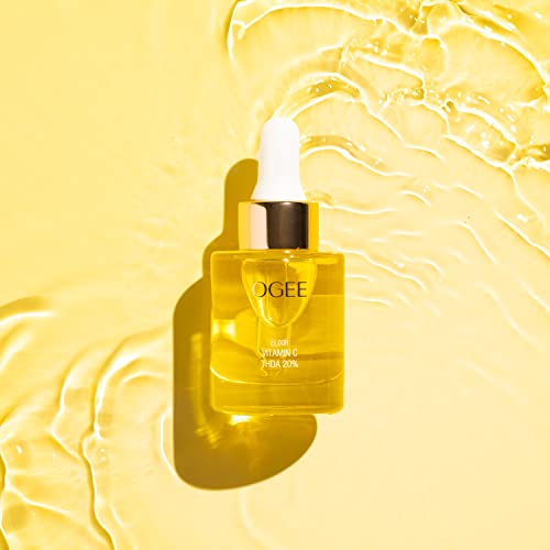 Ogee - Elixir Trio Bundle - Vitamin C THDA 20% Elixir, Natural Retinol Bakuchiol Serum 2% Elixir & Hyaluronic Acid HA 1.5% Elixir