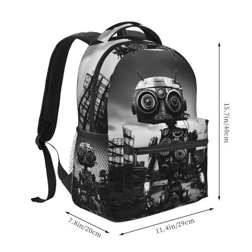 Sac à dos décontracté pour ordinateur portable léger pour éviter le mal de dos