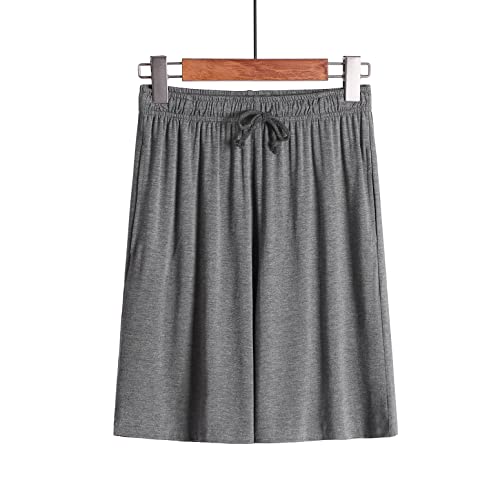 Jinda Men's 2 Piece Pajama Set Short Sleeve Pajamas Summer Lightweight Soft Family Modal Spandex V Neck Pjs4