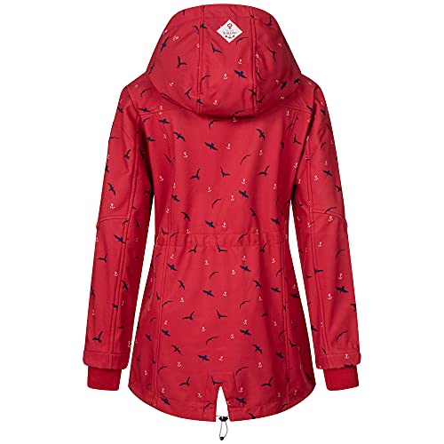 Sublevel-Damen-Softshelljacke-Outdoorjacke-mit-Kapuze-sportlicher-Damen-Maedchen-Softshell-Parka-Jacke-S-M-L-XL-XXL