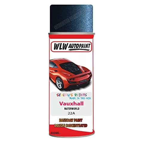 Basecoat Aerosol Spray Paint For Vauxhall Insignia Waterworld 2009-2015 Code 22A Cover