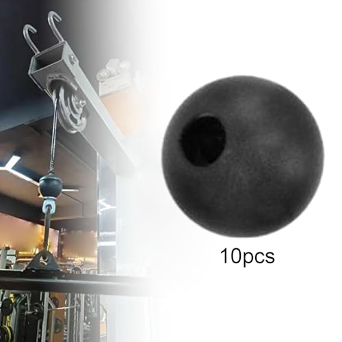 Aymzbd 10x Fitness Pulley Cable Ball Stoppers Gym Cable Use Acessórios Home Gym Machine Acessórios P