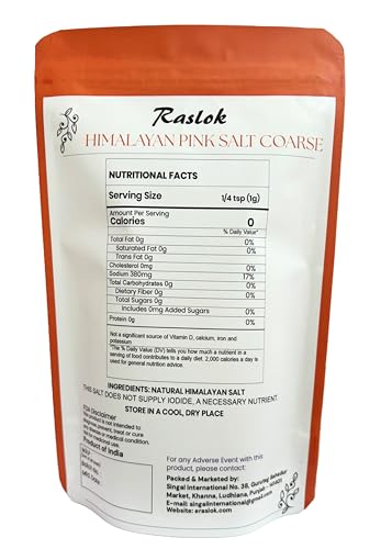 Raslok Himalayan Pink Salt | Coarse Grain (3.52 Ounces,100gm) image 4