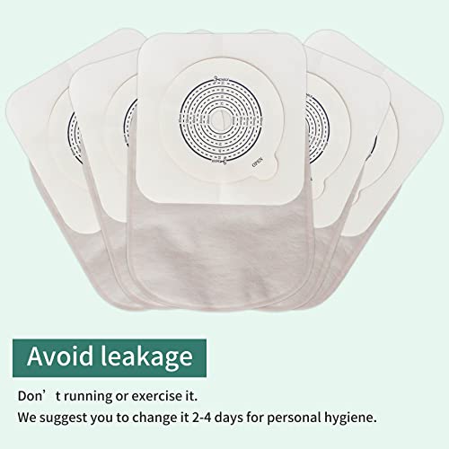 Colostomy Bags, Two Piece Closed Stoma Bags, Ostomy Supplies For Colostomy Ileostomy Stoma Care, (10Pcs Bags+3Pcs Barriers) #TOP5