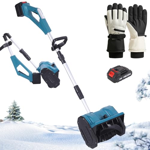 Pelle à neige électrique pour déneiger sans effort avec gants inclus