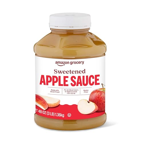 15% coupon - Amazon Sweetened Apple Sauce, 48 Oz