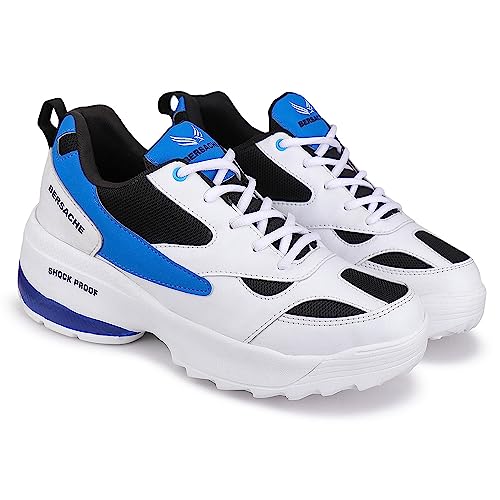 Image of BERSACHE Sneaker, Loafers,Casual With Extra Comfort Sneakers For Men(White)