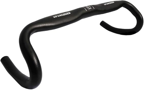 UPANBIKE Bike Drop Handlebar Aluminum Alloy Bent Handlebar 31.8mm 420mm For Fixed Gear Bike Road Bicycle BMX Bicycle