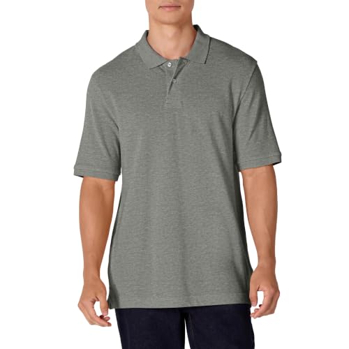 Image of Amazon Essentials Men's Regular-Fit Short Sleeve Cotton Pique Polo Shirt (Available in Big & Tall)