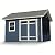 Handy Home Products Beachwood 8x12 Do-it-Yourself Wooden Storage Shed Tan