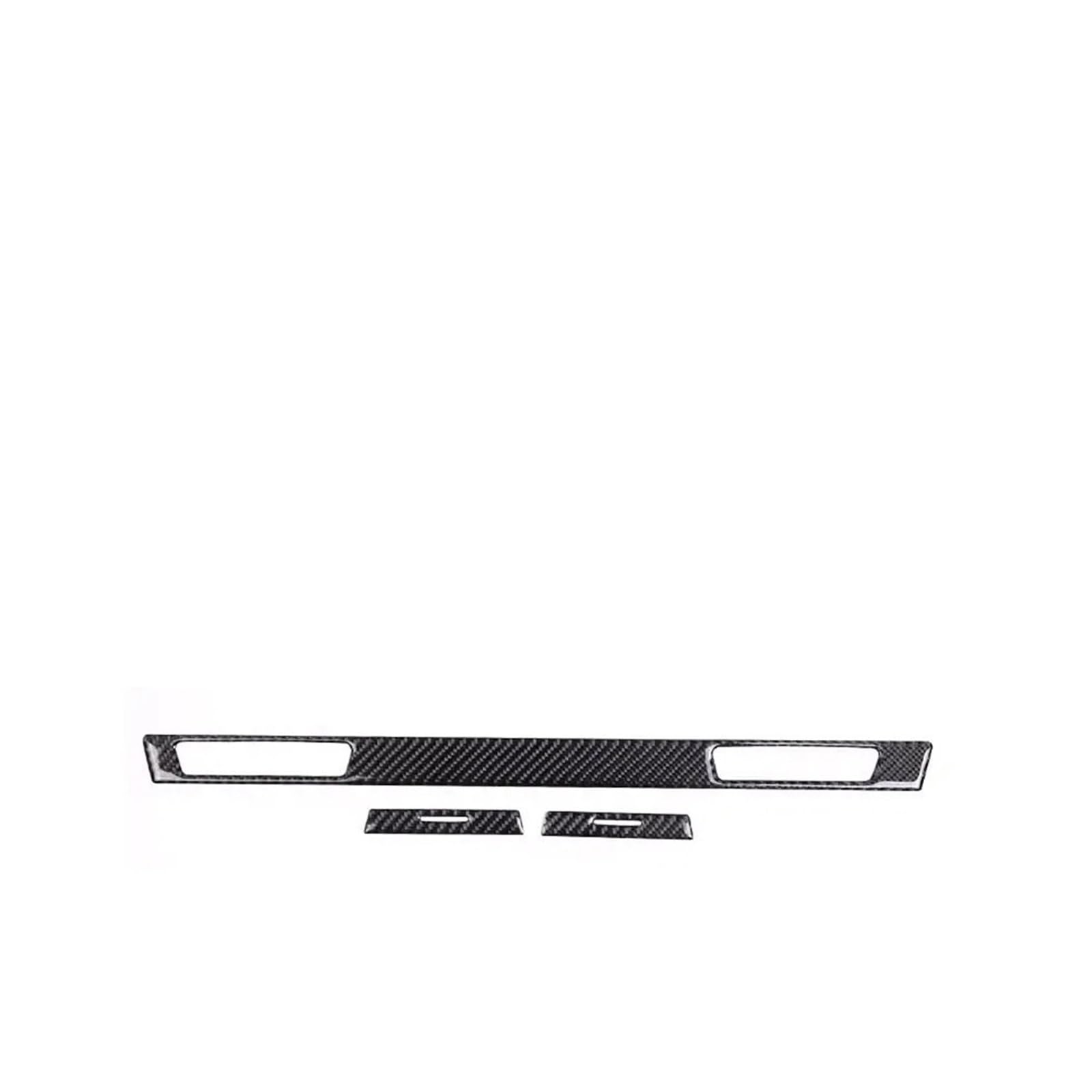 Hljnlvbn Rhd Set Car Interior Sticker For Bmw For 3 Series For E90 For E92 For E93 2005-2012 Car Center For Dashboard Panel Water Cup Holder Cover Trim(Rhd Set)