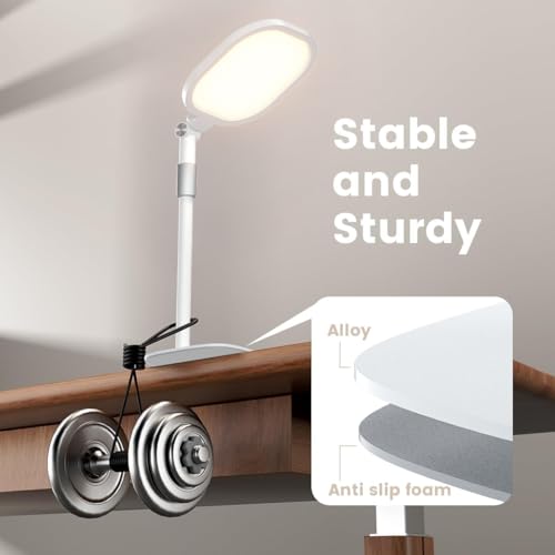 Éclairage de Vidéoconférence Blanc Zoom - Anneau Lumineux de Bureau avec Support Flexible - 6