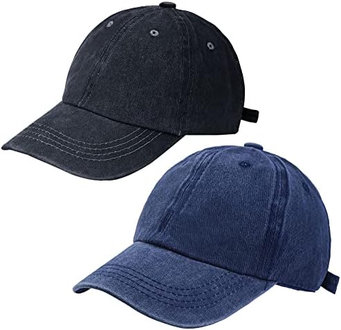Adjustable Baby Boy Toddler Baseball Hat Distresed-Washed Infant Kids Toddler Ball Cap Girl Plain Baseball Cap