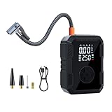 Tyre Inflator Cordless Compressor - Portable Air Compressor Car Tyre Pump | 12 V Rapid Tyres Inflator Air Compressors For Car Tires And Other Inflatables