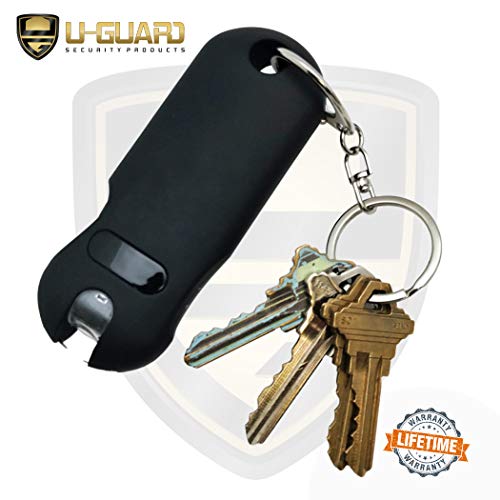 Mini Stun Gun Keychain Pepper Spray Self Defense Kit. Non Lethal Personal Protection Weapons For Women Or Men. Usb Rechargeable Quick Release Smart Key Chain Stun Gun & Pepper Spray 3-In-1 (Black) #TOP7