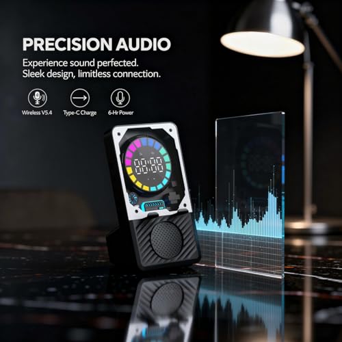 Altavoz de inducción inalámbrico Vestamore soporte móvil RGB 3
