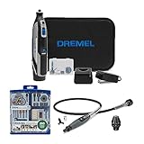 Dremel 8240 12V Lithium-Ion Battery Cordless Rotary Tool with Accessory Bundle (4 Items)