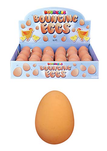 Preisvergleich Produktbild 6 x Bouncy Eggs Rubber Balls - Gefälschte Eier
