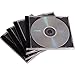 Fellowes 98307 - Pack de 5 Cajas Estuche Dobles para 2 CDs/DVDs,...