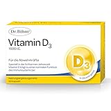 Dr. Böhm Vitamin D3 1600 I.E.: Für ein starkes Immunsystem, gesunde Knochen & Zähne, mit Vitamin D3, Vitamin E & nativem Olivenöl mit hohem Omega-9-Anteil, 60 Kapseln