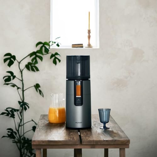 Image of Hurom New H400 Cold Press Juicer, Premium Slow Juicer, All-in-1 Juicer for Fruits, Vegetables, Nut Milk, Ultra-Quiet Motor, Easy to Clean, Strainer & Hands Free with Self Feeding, 15 Years Warranty