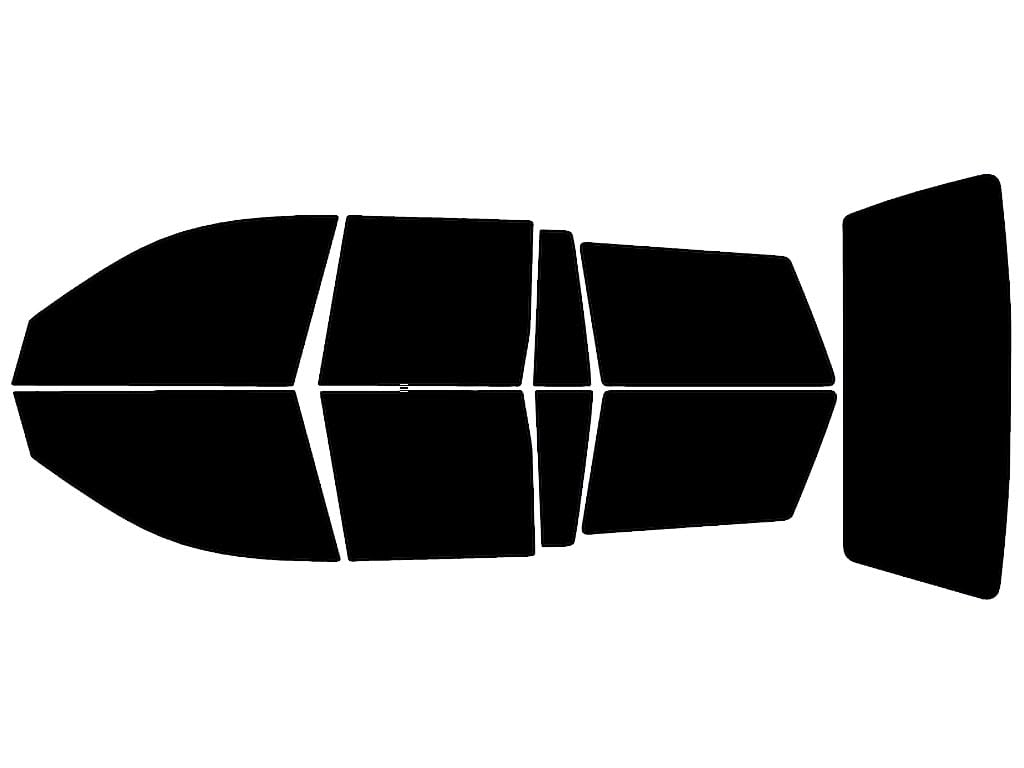 Rvinyl Window Tint Kit Compatible with Volkswagen Jetta 1999-2005 (Wagon) - Complete Precut Kit - 5%