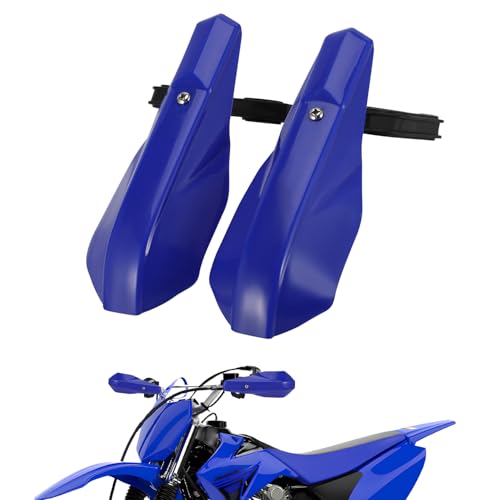 Protège-Mains pour Motocross 2,2 cm et 2,8 cm - pour Moto YZ80 YZ85 YZ125 YZ250 YZ250F Dirt Bike MX Supermoto Racing ATV Quad KAYO (Bleu)