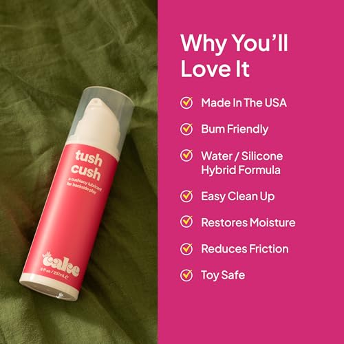 Image of Hello Cake Tush Cush, Silicone and Water-Based Personal Lube, 8 fl oz