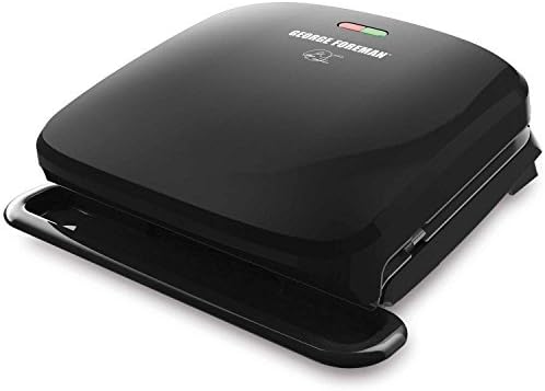 George Foreman 4-Serving Removable Plate Grill, Blackr