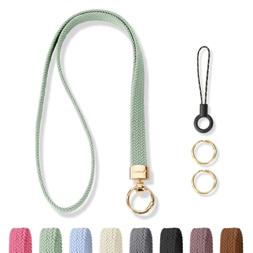 WEESMILE Stretchy Cute Lanyards for ID Badges, Thin Teacher Lanyard