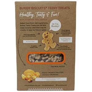 Buddy Biscuits Teeny Treats Crunchy Dog Cookies 3 Flavor Variety - (1) Each: Bacon & Cheese, Roasted Chicken, Peanut Butter (8 Ounces) - Plus Rope Toy and Fun Animal Facts Booklet Bundle Buddy Biscuits Teeny Treats Crunchy Dog Cookies 3 Flavor Variety – (1) Each: Bacon & Cheese, Roasted Chicken, Peanut Butter (8 Ounces) – Plus Rope Toy and Fun Animal Facts Booklet Bundle