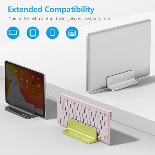 Support vertical réglable pour ordinateur portable OMOTON stable et universel - 5