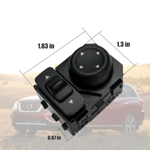 Bouton de commande de rétroviseur gauche 25570-3TB1A Murano