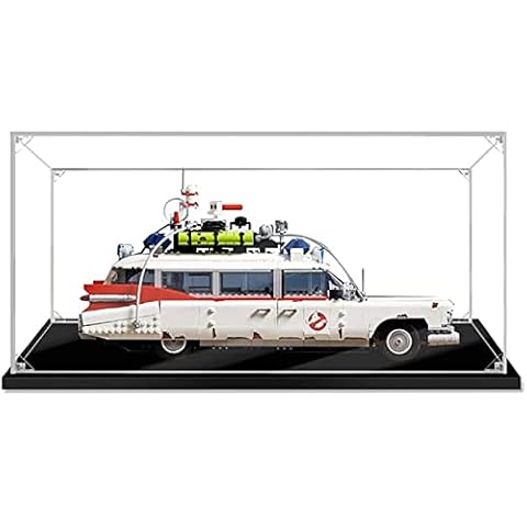 FYHCY Acrylic Display Case for Lego 10274 Ghostbusters ECTO-1 Dustproof Protection Display Box Compatible with Lego 10274 (NOT Included Lego Model) 3MM Cover