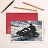 Greeting Cards Snowmobile Greetingcard With All Occasion Cards Invitation Holiday Card Anniversary Card