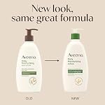 Aveeno Daily Moisturizing Body Lotion with Soothing Prebiotic Oat, Gentle Lotion Nourishes Dry Skin With Moisture, Paraben-, Dye- & Fragrance-Free, Non-Greasy & Non-Comedogenic, 12 fl. Oz - Image 2