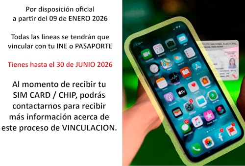 Lista de Chip telcel los 5 más buscados. 6 Imagen adicional