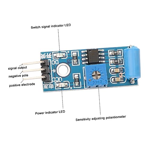 VILLCASE 10pcs Normally Closed Sensor Module Alarm System for Detection and Earthquake Alerts