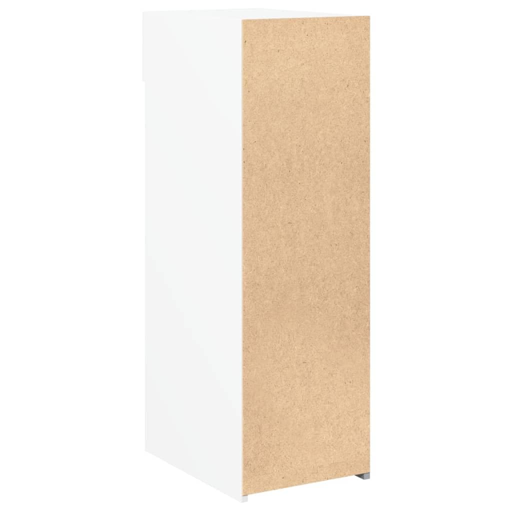 vidaXL Szafka, biała, 30x42,5x93 cm, materiał drewnopochodny