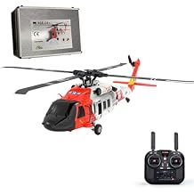 F09-H SH60 RC Helicopter for Adults, 1/47 Scale 2.4G Black Hawk 8CH Dual Brushless Stunt Helicopter Model, Indoor Aircraft Flying Toy for Beginner Adults - RTF