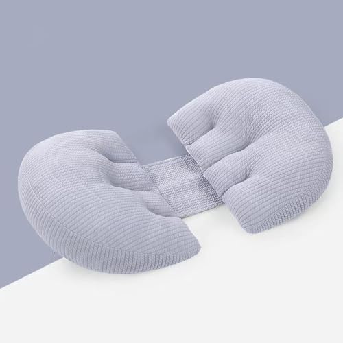 FytStycale Travesseiro de Gravidez para Dormir Nas Costas, Quadris E Pernas, Travesseiro de Rolo de