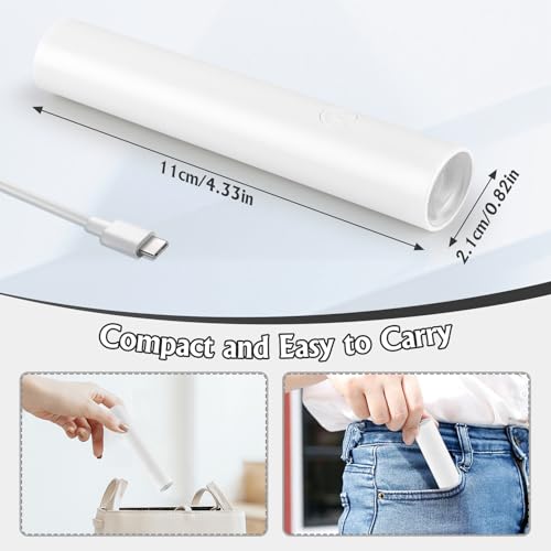 KEWUZY U V Lampe für Gelnägel Wiederaufladbar, Mini U V Lampe, Wiederaufladbar Mini UV Lampe Nägel, LED Nagellampe Nageltrockner Nägel für Nagellack Aufbaugel Nail Tips, Geschenke für Frauen